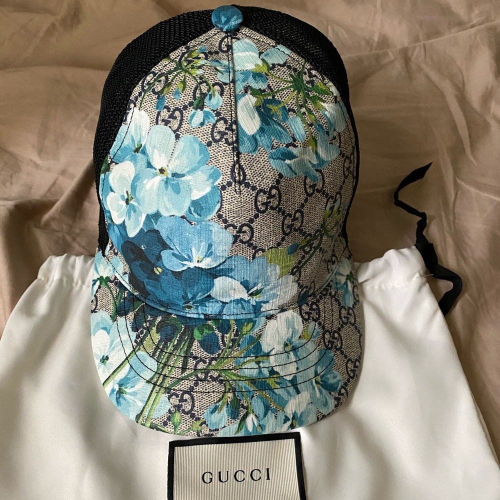 Gucci Blue Flowers Hat
